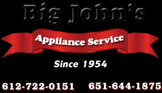 washing machine repair companies in minneapolis Big John's Appliance Service