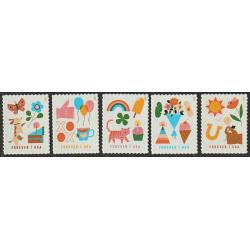 # Thinking of You, Set of Five Stamps