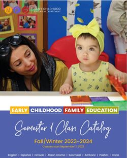 places to study early childhood education in minneapolis Early Childhood Family Education